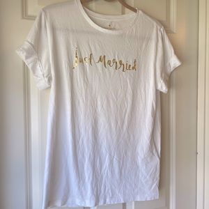 Kate Spade Just Married Tee
